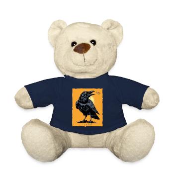 Non, dit le corbeau - Nounours - bleu marine - Devant