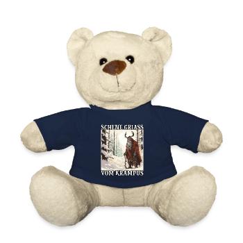 Le Krampus arrive | Kramperl | Krampus Costume - Nounours - bleu marine - Devant
