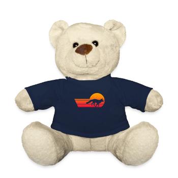 Funny Gifts for Fox Lovers - Teddy Bear - french navy - Front