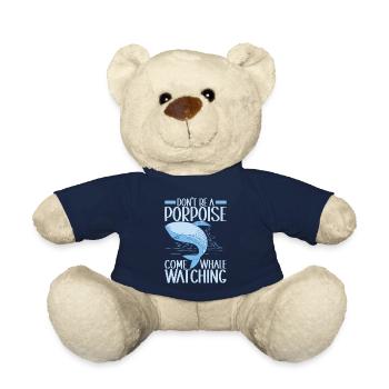Whales Whale - Teddy Bear - french navy - Front