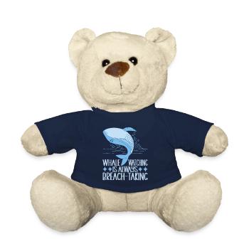 Whales Whale - Teddy Bear - french navy - Front