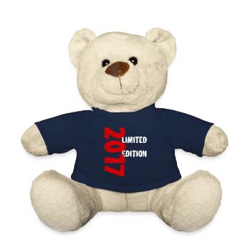 2017 Édition Limitée Anniversaire Cadeau Décoration - Nounours - bleu marine - Devant