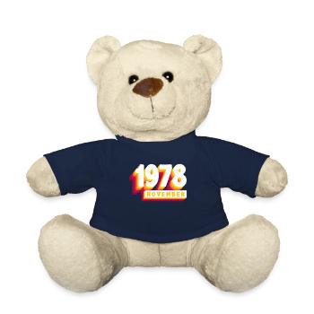 November 1978 45 Jahren Mann Frau Geburtstag - Teddy - French Navy - Vorne