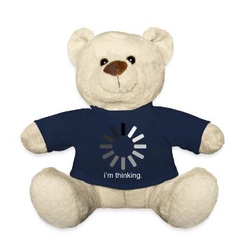Je pense T-shirt - Nounours - bleu marine - Devant
