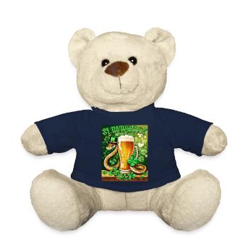 JOUR DE LA SAINT-PATRICK SERPENT BIÈRE TRÈFLE - Nounours - bleu marine - Devant