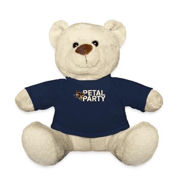 Wildflower Fields Wildflowers Bluebonnet - Teddy Bear - french navy - Front