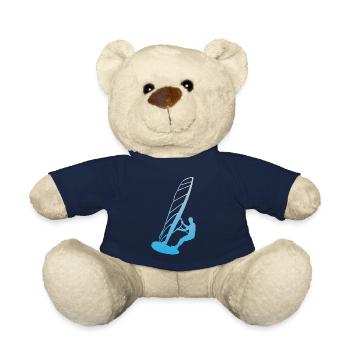 Surfer Silhouette - Meer und Wind - Teddy - French Navy - Vorne