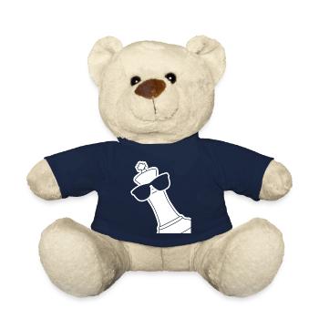 Chess pieces King with Sunglasses - Teddy - French Navy - Vorne