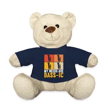 Tuba Tubist - Teddy Bear - french navy - Front