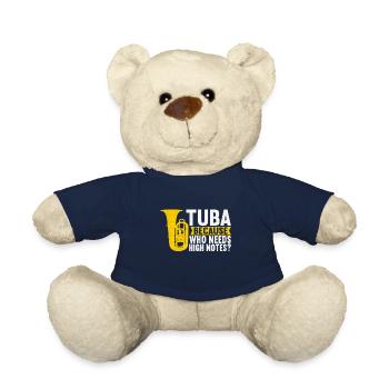 Tuba Tubist - Teddy Bear - french navy - Front