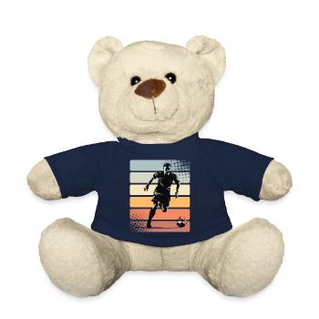 Joueurs de football - Nounours - bleu marine - Devant