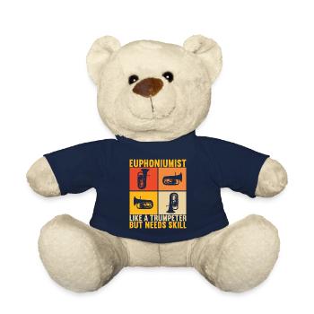 Euphonium Euphonium Player - Teddy Bear - french navy - Front