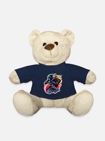 Rollerblade Ninja 10 - Nounours - bleu marine