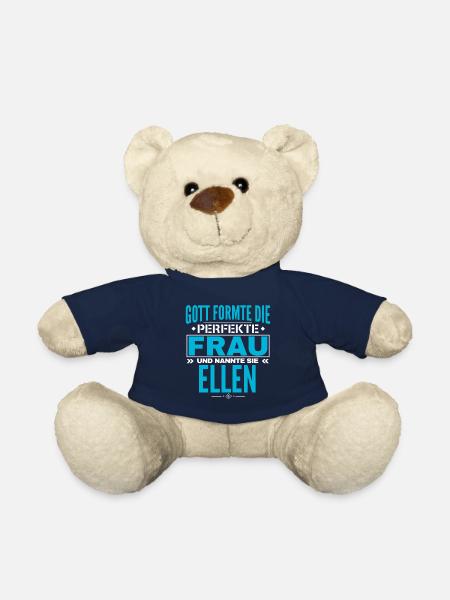 Ellen Name Design - Teddy - French Navy