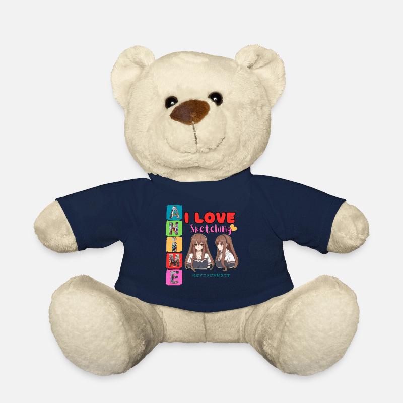 I Love Sketching - Teddy Bear - french navy
