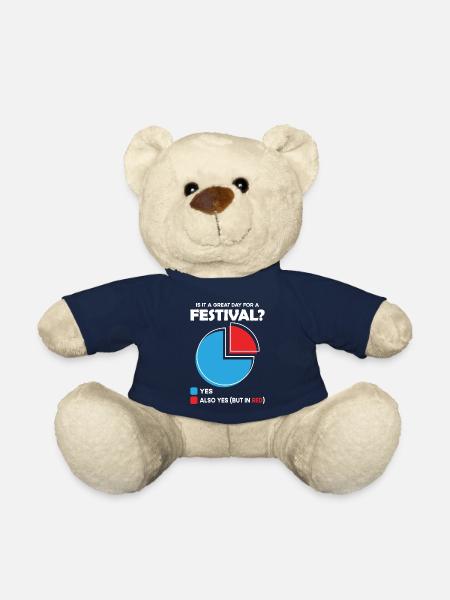 Is it a great Day for festival - Teddy Bear - french navy