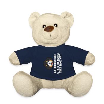 Bernedoodle Dog - Teddy Bear - french navy - Front