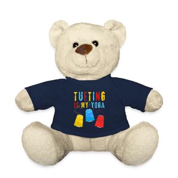 Tufting ist my Yoga - Teppich tuften - Tufter - Teddy - French Navy - Vorne