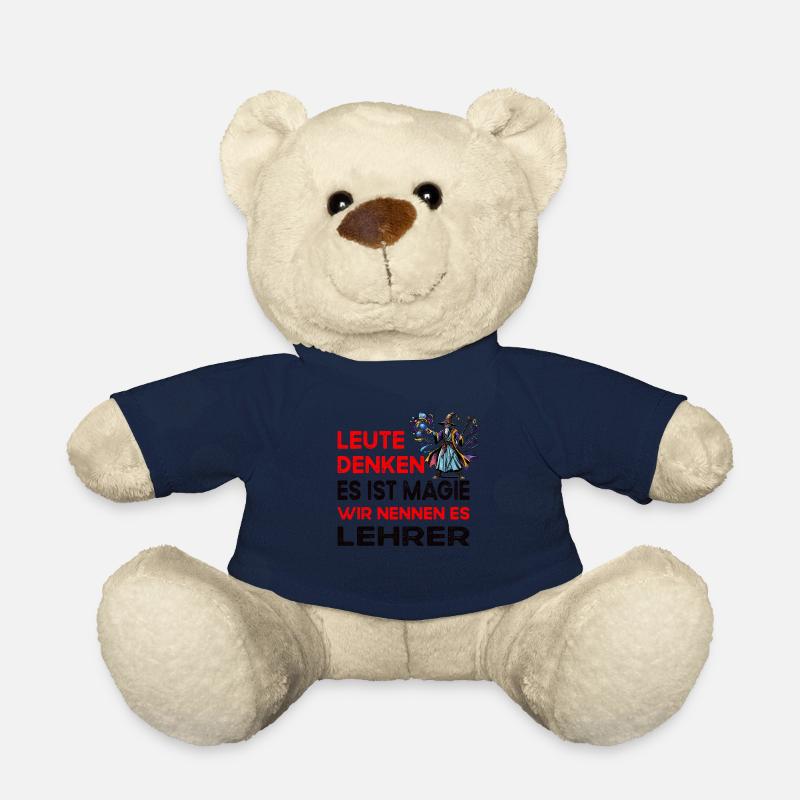 Leute denken Magie Lehrer Schüler - Teddy - French Navy