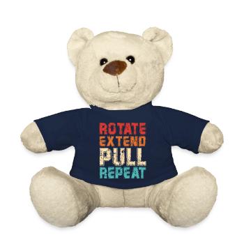 Rotation, Extension, Tirage, Répétition - Nounours - bleu marine - Devant