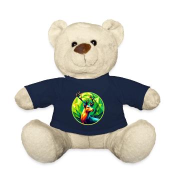 Deer - Teddy Bear - french navy - Front