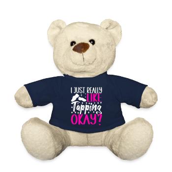 Tap Dance Tap Dancer - Teddy Bear - french navy - Front