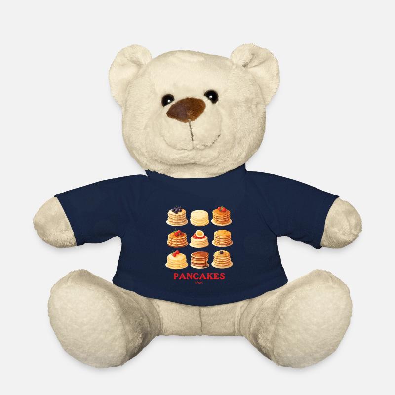 Frucht und Schokoladen Creme Pfannkuchen - Teddy - French Navy