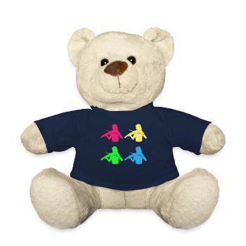 Colorful Violinists Ensemble Harmony - Teddy Bear - french navy - Front
