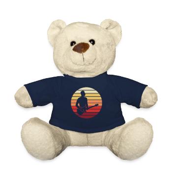 Gitarrist Sonnenuntergang Geschenk-Moment - Teddy - French Navy - Vorne