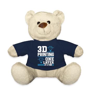 3D Drucker 3D Druck - Teddy - French Navy - Vorne