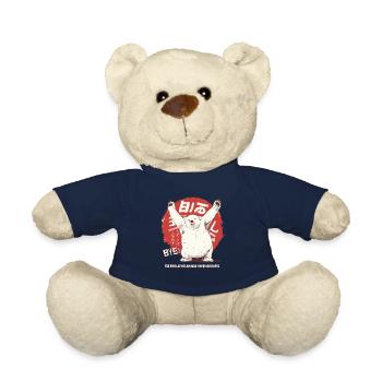 The bipolar polar bear polar bear waves goodbye - Teddy Bear - french navy - Front