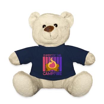 Experte für Camping-Experten am Lagerfeuer - Teddy - French Navy - Vorne