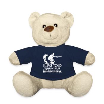 I Was Told There Would Be Wakeboarding - Teddy Bear - french navy - Front