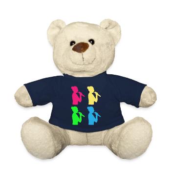 Bunte Chor Vielfalt Gesang - Geschenk - Teddy - French Navy - Vorne
