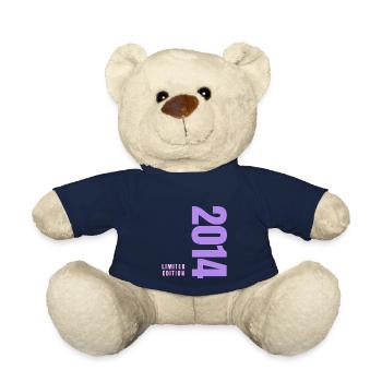 10e anniversaire - Nounours - bleu marine - Devant