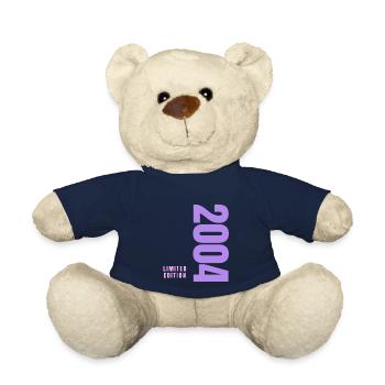 20th Birthday - Teddy Bear - french navy - Front