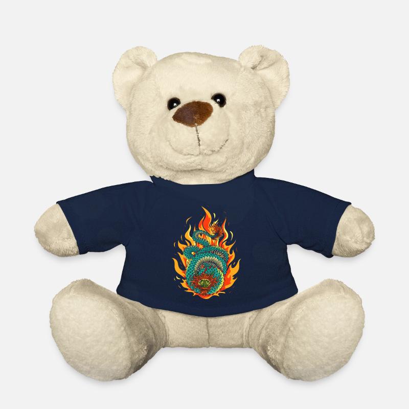Asiatischer Drache - Teddy - French Navy