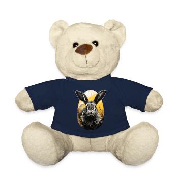 Hase, Osterhase, Kaninchen - Teddy - French Navy - Vorne