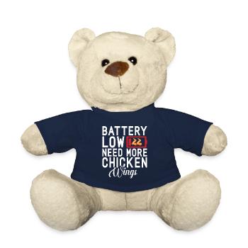 Chicken Wings Gifts - Teddy Bear - french navy - Front