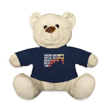 Explore Utah National Parks Mountains - Teddy Bear - french navy - Front