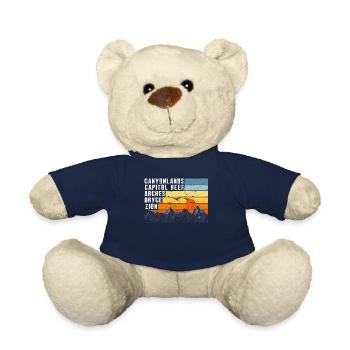 Explore Utah National Parks Mountains - Teddy Bear - french navy - Front