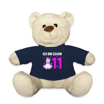 Einhornzauber 11 Jahre Glücksstern - Teddy - French Navy - Vorne