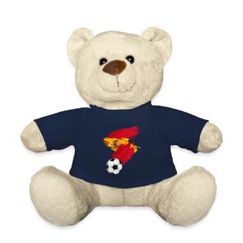 Drapeau de football de l’Espagne - Nounours - bleu marine - Devant