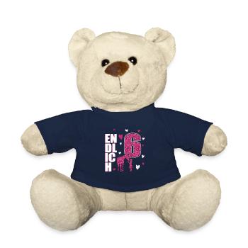 Endlich 6 Pferd Pony - Teddy - French Navy - Vorne