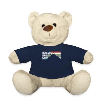 Explore Utah National Parks Mountains - Teddy Bear - french navy - Front