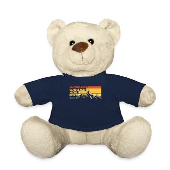 Explore Utah National Parks Mountains - Teddy Bear - french navy - Front