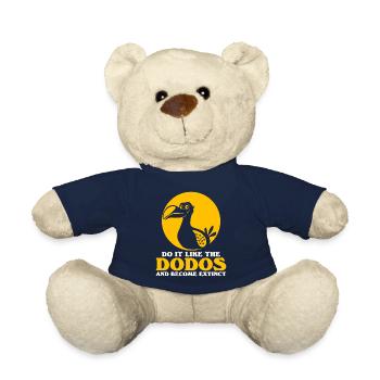 Dodo becomes extinct - Teddy Bear - french navy - Front