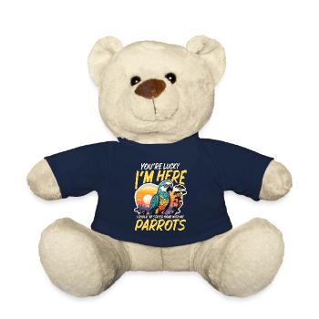 Parrot You're Lucky I'm Here Loves African Grey - Teddy - French Navy - Vorne