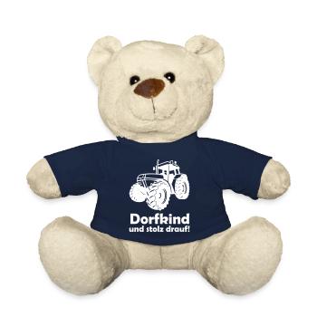 Tracteur Village Enfant - Nounours - bleu marine - Devant