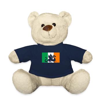 Dragon St. Patrick’s Day Enfants irlandais - Nounours - bleu marine - Devant